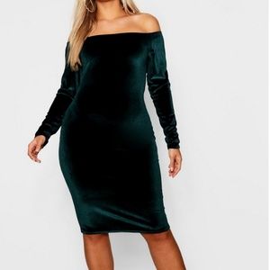 NWT Velvet Bardot midi dress